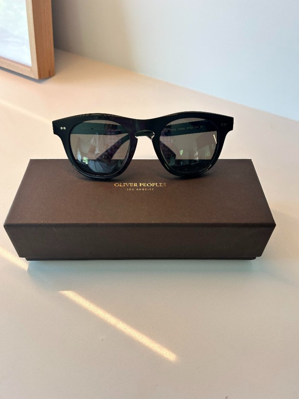 NEW!  Oliver Peoples RORKE Retro Black Sunglasses
